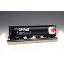 Canadian Cylindrical 4-Bay Grain Hopper - Ready to Run - Silver Series(R) -- Canadian Pacifi, HO, Bachmann Industries 19129