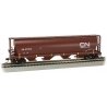 Canadian Cylindrical 4-Bay Grain Hopper - Ready to Run - Silver Series(R) -- Canadian Nation, HO, Bachmann Industries 19103