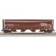Canadian Cylindrical 4-Bay Grain Hopper - Ready to Run - Silver Series(R) -- Canadian Nation, HO, Bachmann Industries 19103