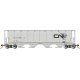 Canadian Cylindrical 4-Bay Grain Hopper - Ready to Run - Silver Series(R) -- Canadian Nationa, N, Bachmann Industries 19159