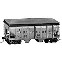USRA 36′ 2-Bay Panel Side Rebuilt Covered Hopper - Andersons Co. Grain Car -- Undecorated Singl, HO, Tichy Train Group 4031
