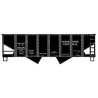 USRA 55-Ton 2-Bay Open Hopper - Kit -- Tennessee Central 9028 (black), HO, Accurail Inc 2591