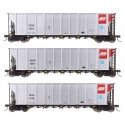 50′ RD-4 Hopper 3-Pack - Ready to Run -- Alliant Energy IESX 1007, 1038, 1061, HO, WalthersMainline 56875
