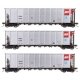 50′ RD-4 Hopper 3-Pack - Ready to Run -- Alliant Energy IESX 1005, 1024, 1035, HO, WalthersMainline 56876