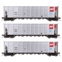 50′ RD-4 Hopper 3-Pack - Ready to Run -- Alliant Energy IESX 1005, 1024, 1035, HO, WalthersMainline 56876