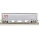Canadian Cylindrical 4-Bay Grain Hopper, Flashing FRED - Ready to Run -- Canadian National (, HO, Bachmann Industries 73805