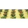 Detachable Bushes pkg(30) -- Flowers 3/8′ 1cm Tall, HO, JTT Miniature Tree 95581