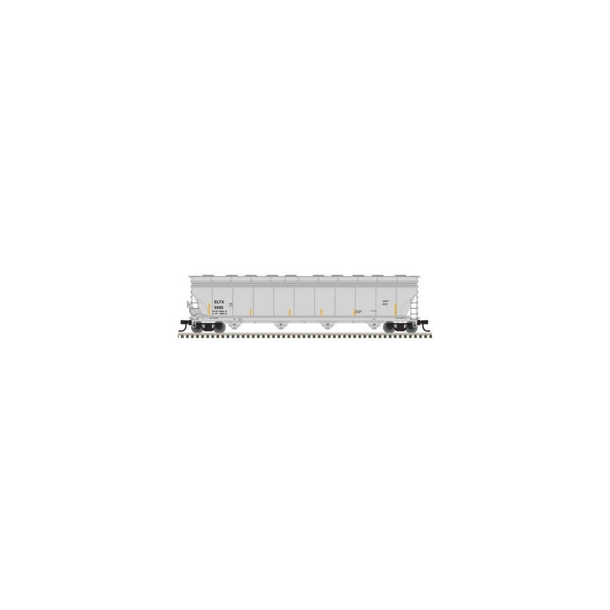 ACF 5800 4-Bay Covered Hopper - Ready to Run - Master(R) -- Soltex Polymers ELTX 509, HO, Atlas Model Railroad Co. 20007675