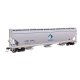 60′ NSC 5150 3-Bay Covered Hopper - Ready to Run -- Archer-Daniels-Midland 52285, HO, WalthersMainline 7738