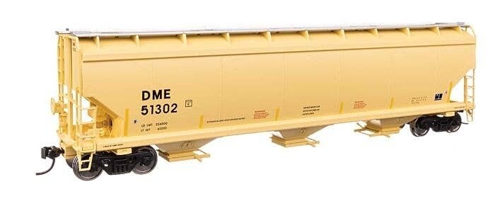 60′ NSC 5150 3-Bay Covered Hopper - Ready to Run -- Dakota, Minnesota & Eastern 51302, HO, WalthersMainline 7749