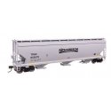 60′ NSC 5150 3-Bay Covered Hopper - Ready to Run -- Richardson TRGX 855070, HO, WalthersMainline 7754