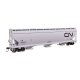 60′ NSC 5150 3-Bay Covered Hopper - Ready to Run -- Canadian National 386573, HO, WalthersMainline 7745