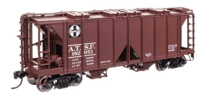 ACF 1958 Cu Ft Covered Hopper - Ready to Run -- Santa Fe 182051, HO, WalthersMainline 49706