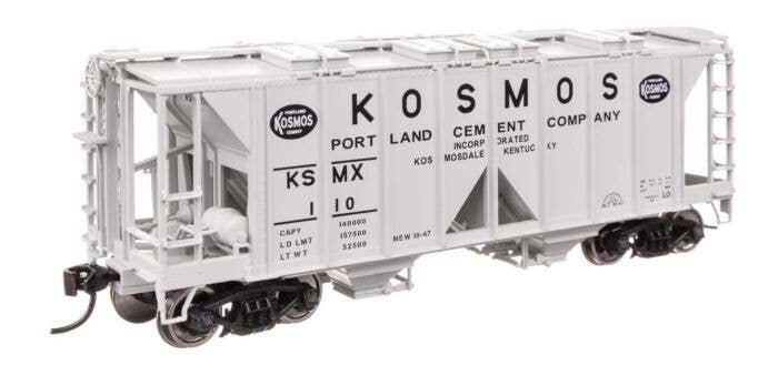 ACF 1958 Cu Ft Covered Hopper - Ready to Run -- Kosmos Cement KSMX 110, HO, WalthersMainline 49722