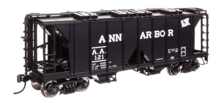 ACF 1958 Cu Ft Covered Hopper - Ready to Run -- Ann Arbor 121, HO, WalthersMainline 49704