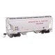 39′ Trinity 3281 2-Bay Covered Hopper - Ready-to-Run -- Winchester & Western 9693, HO, WalthersMainline 49332
