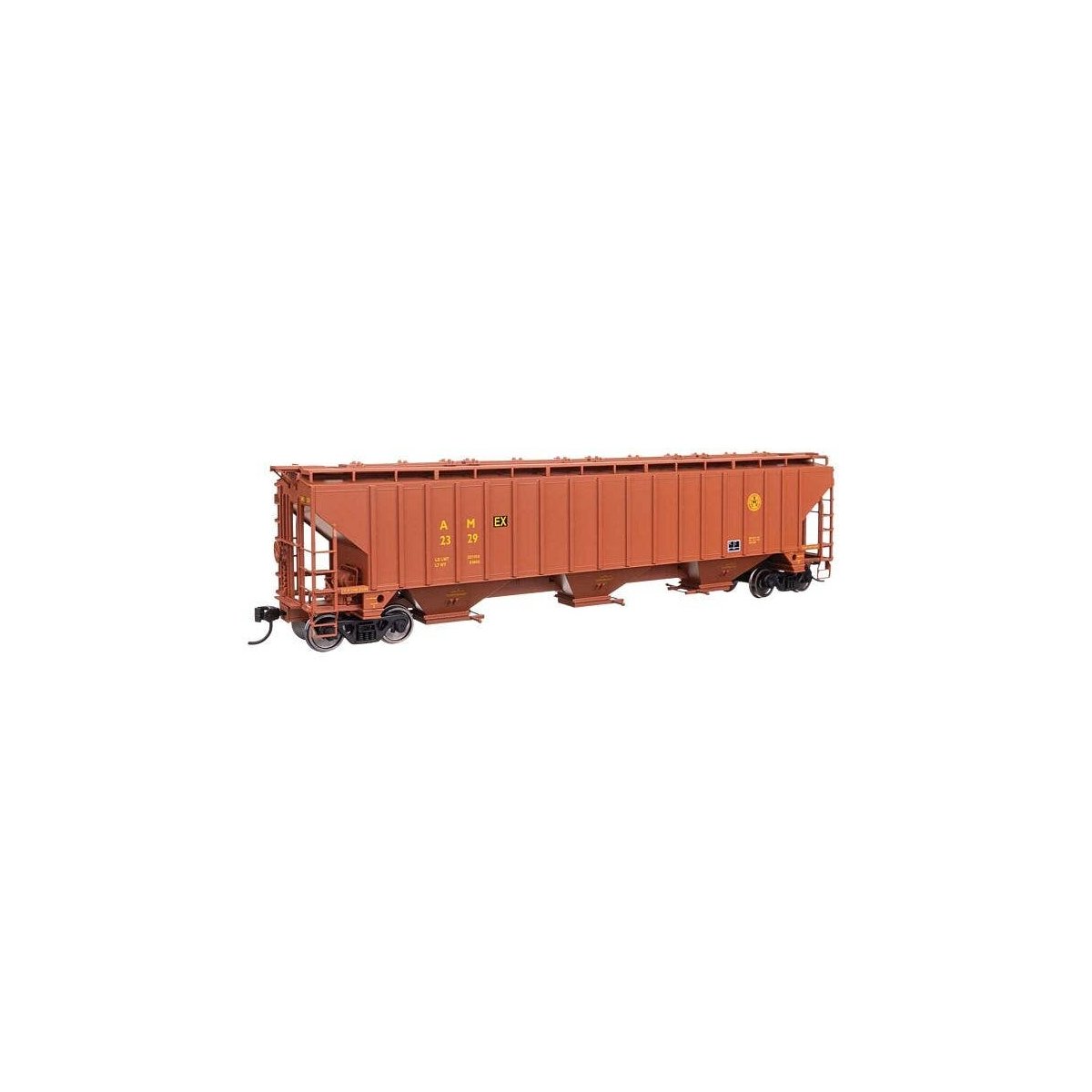 57′ Trinity 4750 3-Bay Covered Hopper - Ready to Run -- Allied Enterprises 2329, HO, WalthersMainline 49062