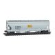 ACF 3-Bay Center Flow Covered Hopper with Elongated Hatches - Ready to Run -- Norfolk Souther, N, Micro Trains Line 9400980