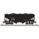 55-Ton Fishbelly Hopper with Load - Ready to Run -- Central Railroad of New Jersey 60, N, Atlas Model Railroad Co. 50007209
