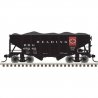 55-Ton Fishbelly Hopper with Load - Ready to Run -- Reading 65262 (black, red), N, Atlas Model Railroad Co. 50007221