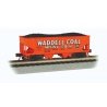 USRA 55-Ton 2-Bay Open Hopper w/Load - Ready to Run - Silver Series(R) -- Waddell Coal WDLX 1, N, Bachmann Industries 19561