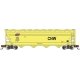 56′ ACF Center-Flow Covered Hopper - Ready to Run - Silver Series(R) -- Chicago & North West, HO, Bachmann Industries 17559