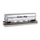 Canadian Cylindrical 4-Bay Grain Hopper - Ready to Run - Silver Series(R) -- Canadian Pacific, N, Bachmann Industries 19165