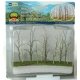 Woods Edge Trees -- Bare 3 to 3-1/2′ pkg(14), ALL, JTT Miniature Tree 95629