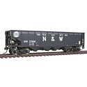Offset Quad Hopper - Ready To Run -- Norfolk & Western (black Block N&W, Hamburger Logo), HO, WalthersTrainline 1655