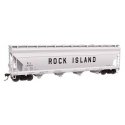 ACF 5250 4-Bay Centerflow Covered Hopper - Ready to Run -- Rock Island 13981, HO, WalthersMainline 49216