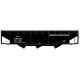 AAR 70-Ton Offset-Side 3-Bay Hopper - Kit -- Georgia Railroad 24039 (black), HO, Accurail Inc 81853