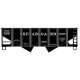 USRA Early 55-Ton 2-Bay Hopper - Kit -- Seaboard Air Line 36208 (black), HO, Accurail Inc 2439