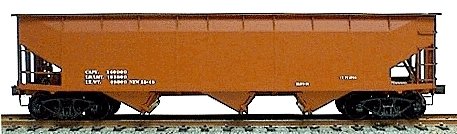 AAR 70-Ton Offset-Side 3-Bay Hopper -- Data Only (Oxide), HO, Accurail Inc 7599