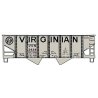 USRA 55-Ton 2-Bay Open Hopper - Kit -- Virginian (class BL-4, gray, black, Billboard Lettering), HO, Accurail Inc 81751