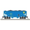 55-Ton Fishbelly Hopper with Load - Ready to Run -- Delaware & Hudson 5812 (blue, yel, N, Atlas Model Railroad Co. 50007215