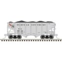 55-Ton Fishbelly Hopper with Load - Ready to Run -- Original Norfolk Southern 8539 (g, N, Atlas Model Railroad Co. 50007218