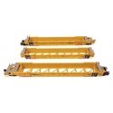 NSC Articulated 3-Unit 53′ Well Car - Ready-to-Run -- TTX 787329, HO, WalthersMainline 55831