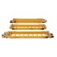 NSC Articulated 3-Unit 53′ Well Car - Ready-to-Run -- TTX 787332, HO, WalthersMainline 55834