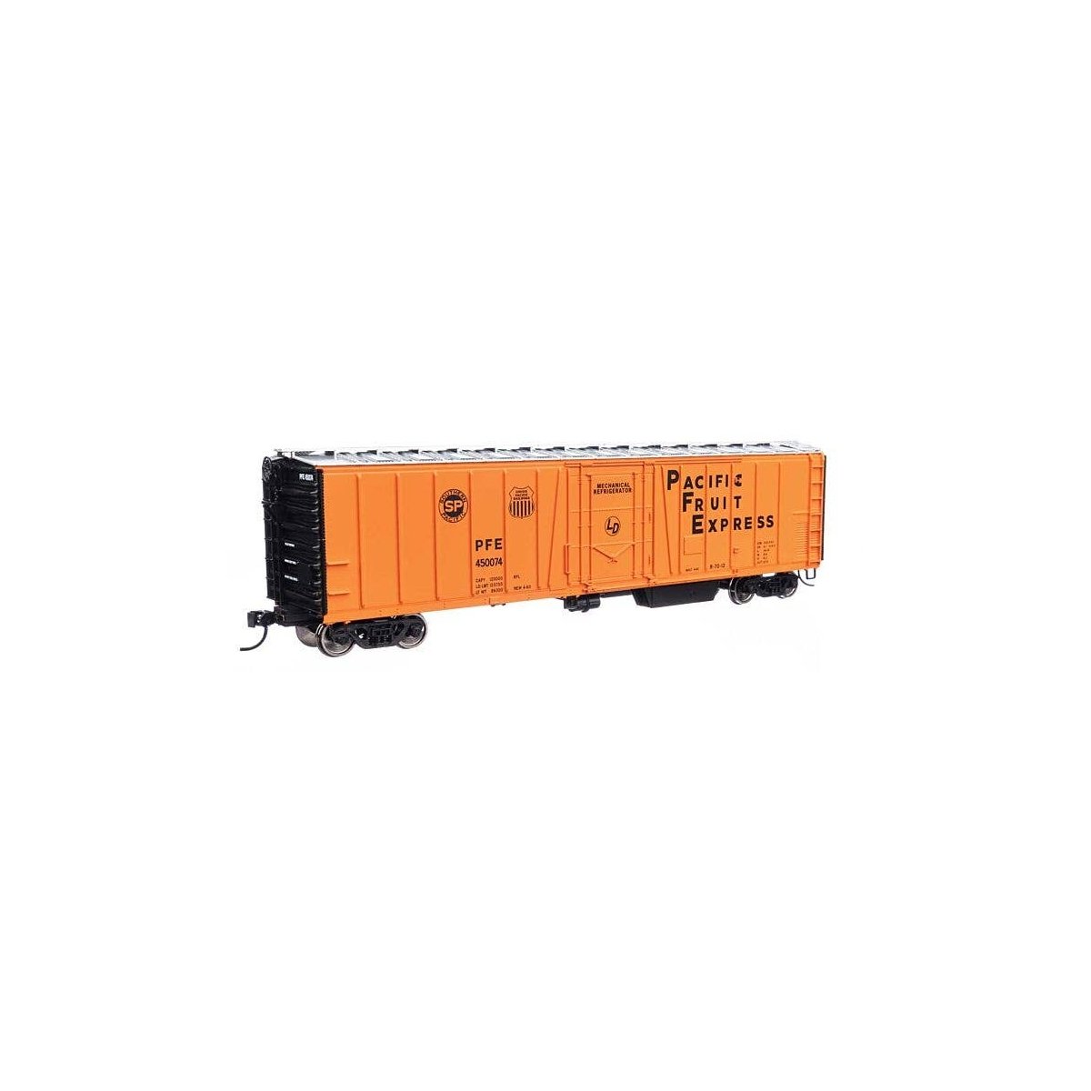 50′ AAR Mechanical Refrigerator Car - Ready-to-Run -- Pacific Fruit Express(TM) 450074, HO, WalthersMainline 3791