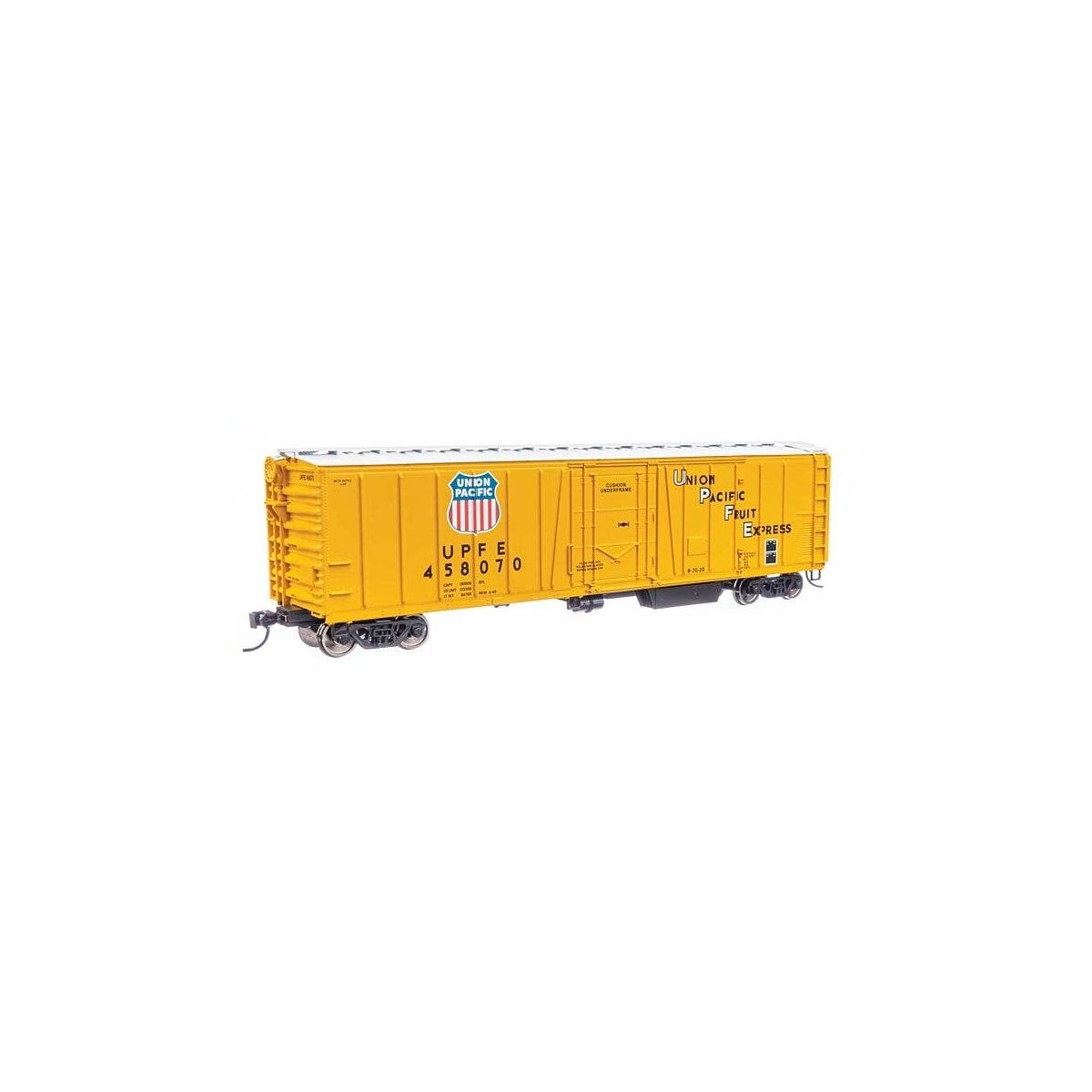 50′ AAR Mechanical Refrigerator Car - Ready-to-Run -- Union Pacific(R) UPFE 458070, HO, WalthersMainline 3795
