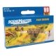Foot Bridge -- Kit - 2-3/8 x 7/8 x 1/2′ 6 x 2.2 x 1.3cm, HO, Walthers SceneMaster 4128