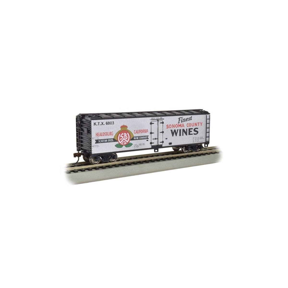 40′ Wood Reefer - Ready to Run - Silver Series(R) -- Sonoma Wine, HO, Bachmann Industries 19808