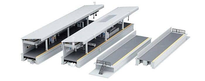 One-Sided Suburban Platform DX Set -- Kit, N, Kato USA Inc 23161