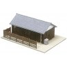 Rural Section House - Assembled, N, Kato USA Inc 23235