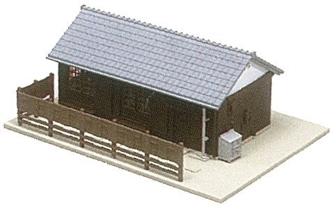 Rural Section House - Assembled, N, Kato USA Inc 23235