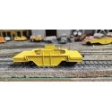 Steel Mill Ladle Buffer Car - Kit -- With Trucks, Kadee Couplers, Metal Wheels (undecorated), HO, State Tool & Die 713
