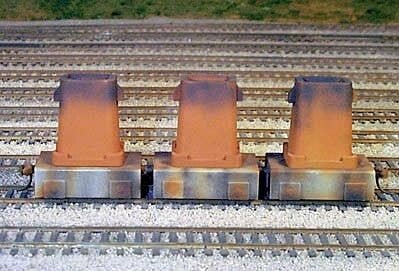 Ingot Buggies w/Molds 3-Pack - Kit -- Undecorated, HO, Rix Products 601