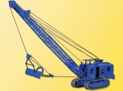 European Construction Equipment -- MENCK M154 Dragline Excavator with Bucket, HO, Kibri 11283