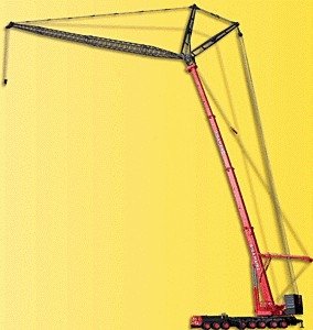 Construction Equipment - Heavy Mobile Cranes - Liebherr -- LTM 1400 With Jib Extension, HO, Kibri 13005