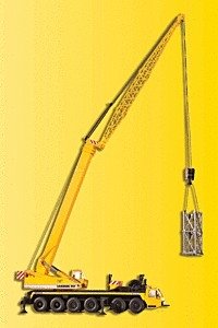 Liehberr 1120 Telescoping Crane - Kit -- w/Extended Jib, HO, Kibri 13012